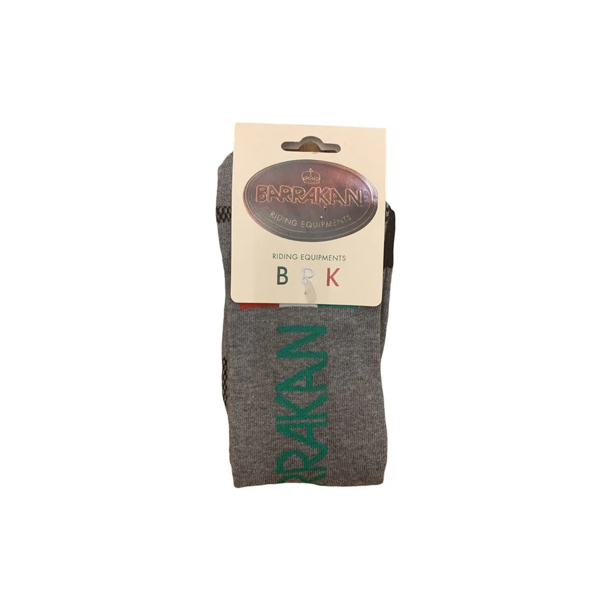 COTTON HIGH SOCKS COL.GREY