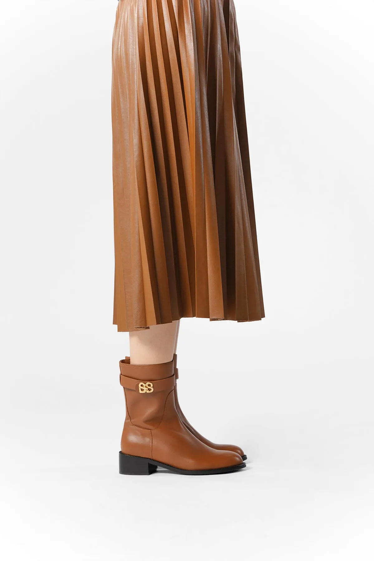 Deux Ankle Boots - Brown