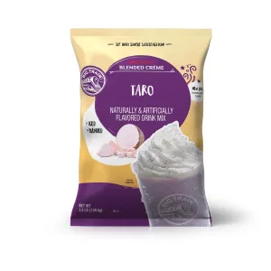 Dragonfly Taro Blended Crème Beverage Mix - 5 x 3.5lb Bags