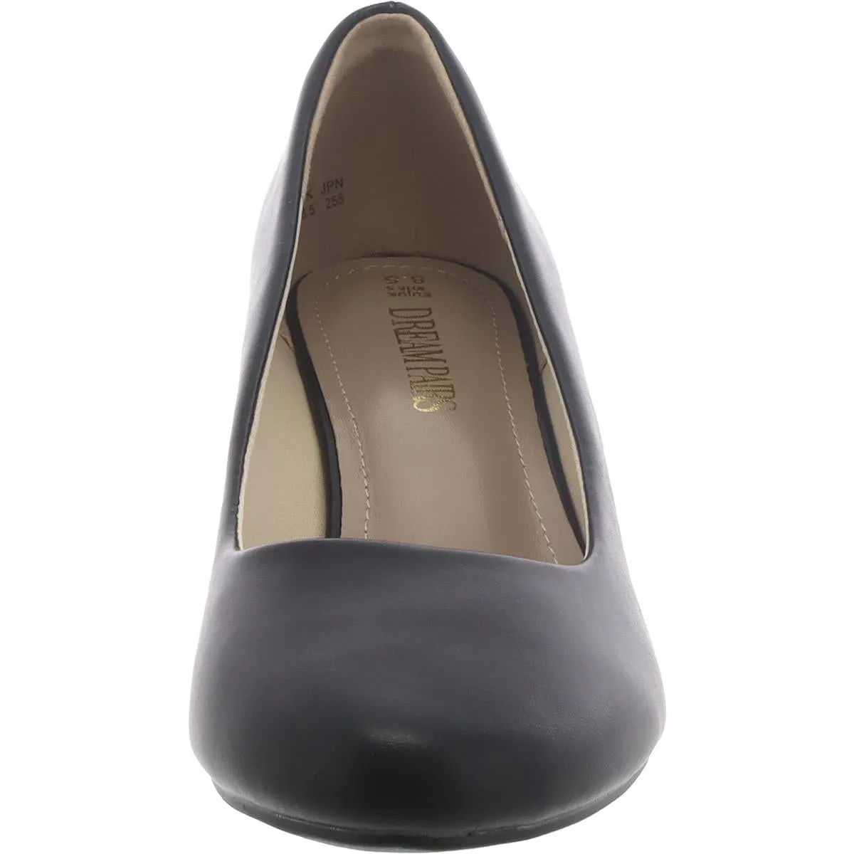 Dream Pairs Womens Luvly Padded Insole Slip On Kitten Heels