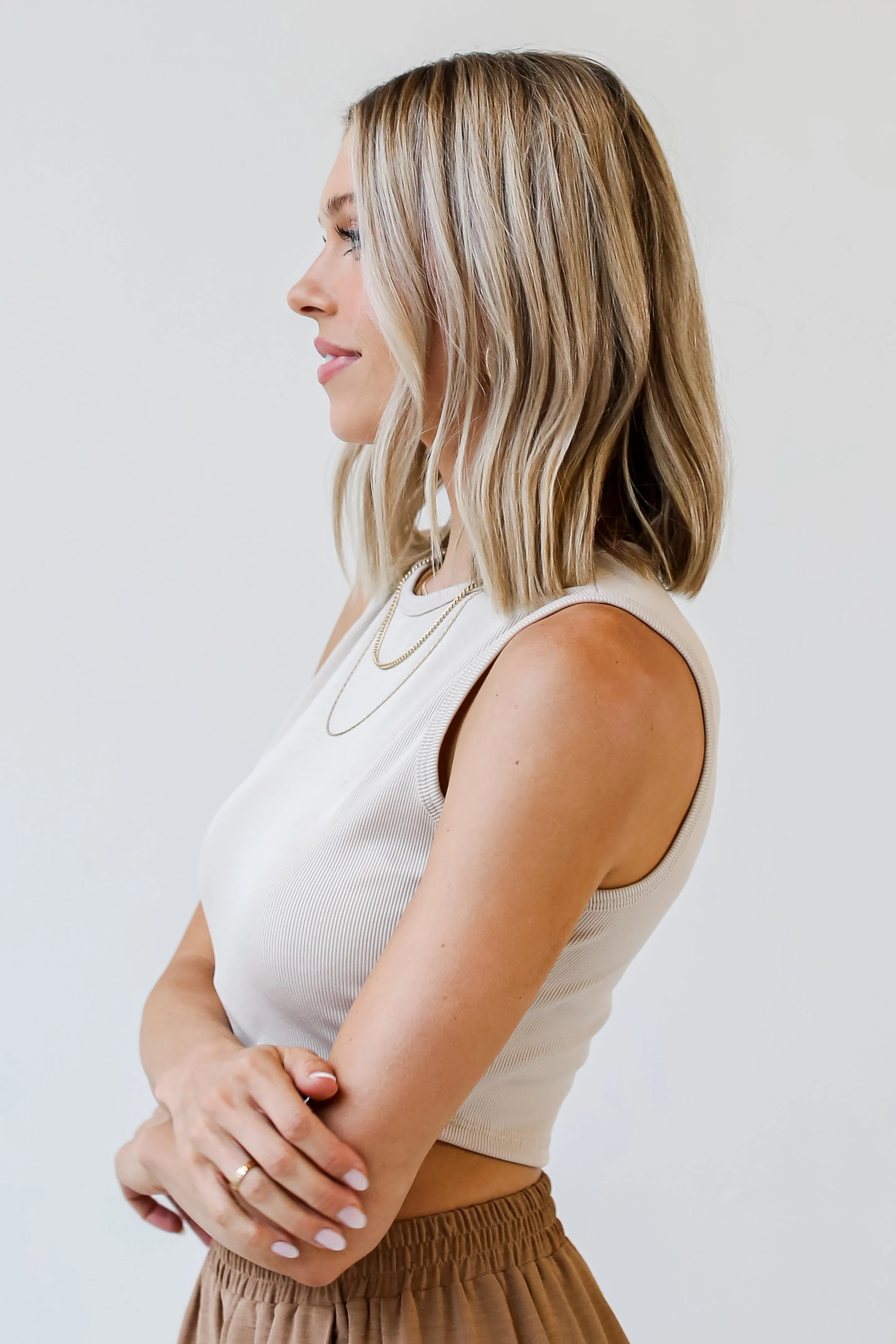 FINAL SALE - Undeniably Chic Cropped Tank