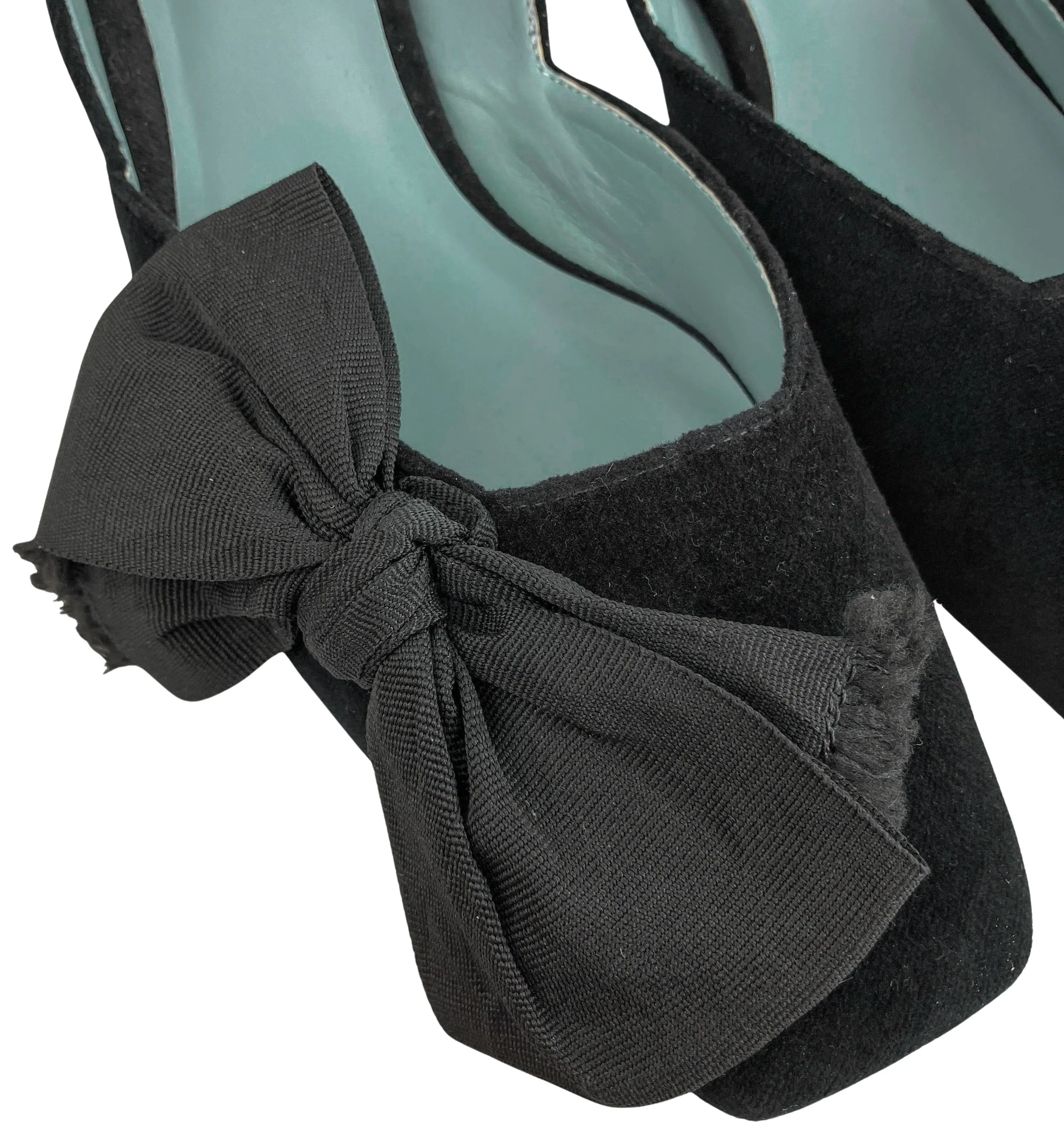 Francis Valentine McCall Grace Bow Heels in Black