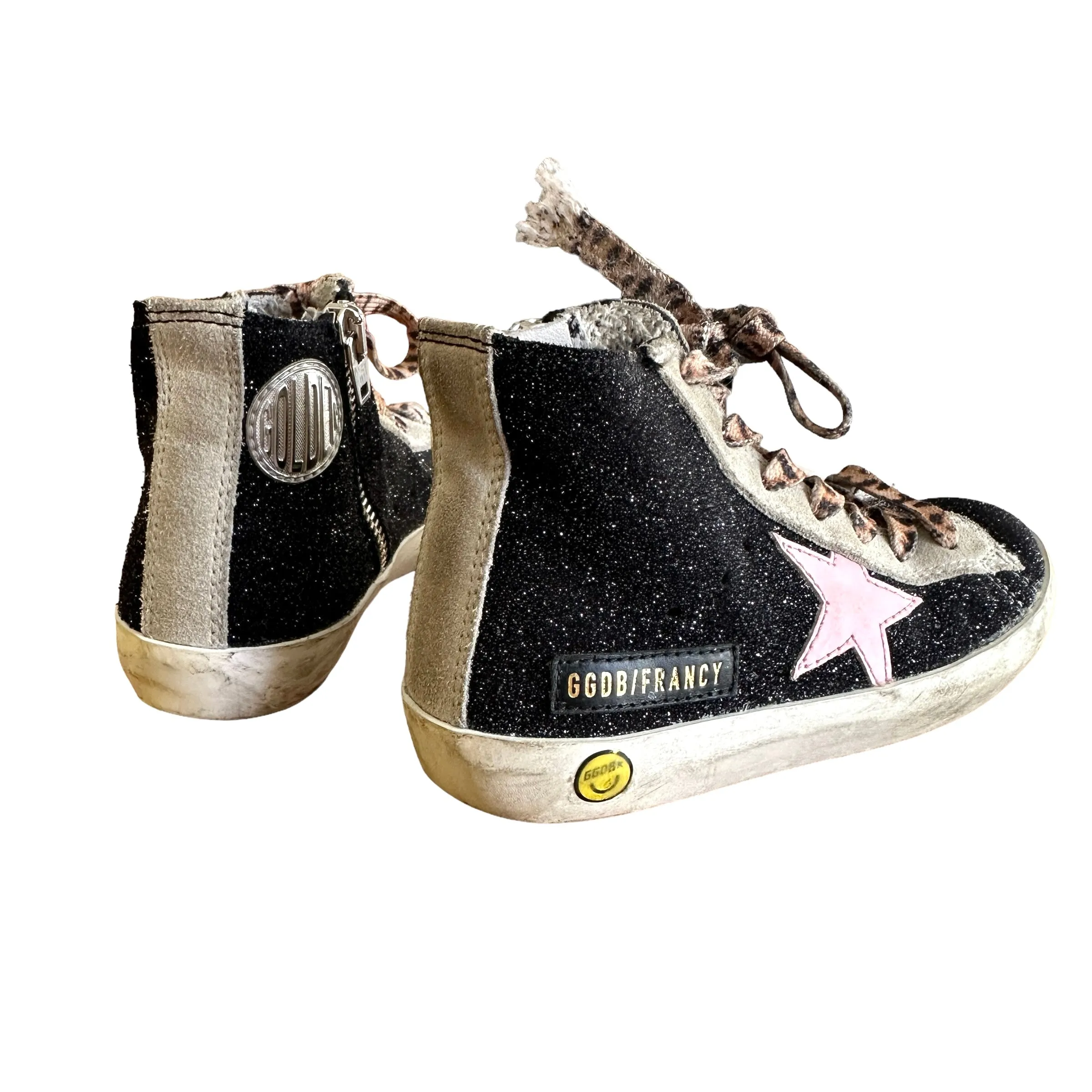 Glitters High-Top Sneakers - 28