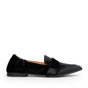 Hannah Vegan Velvet Black