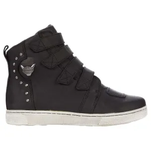 Harley Davidson Bateman Metal Velcro Full Grain Leather Women's Riding Trainers