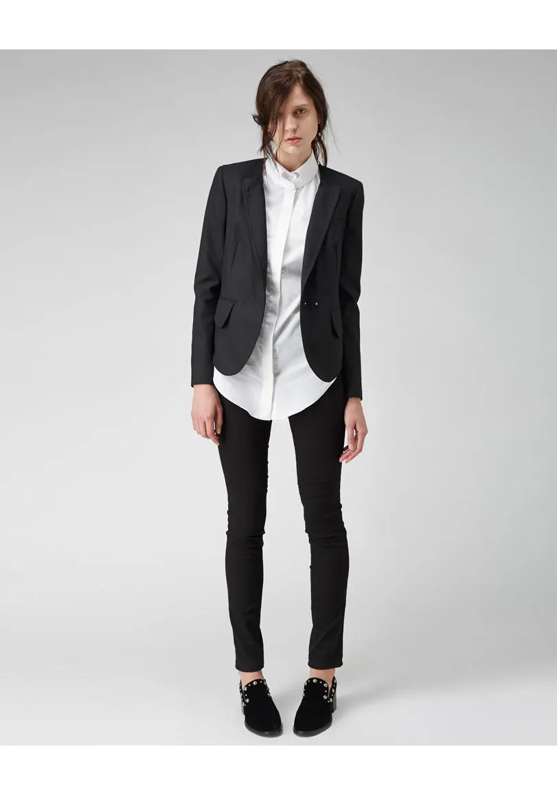 Heeled Cabouchon Loafer