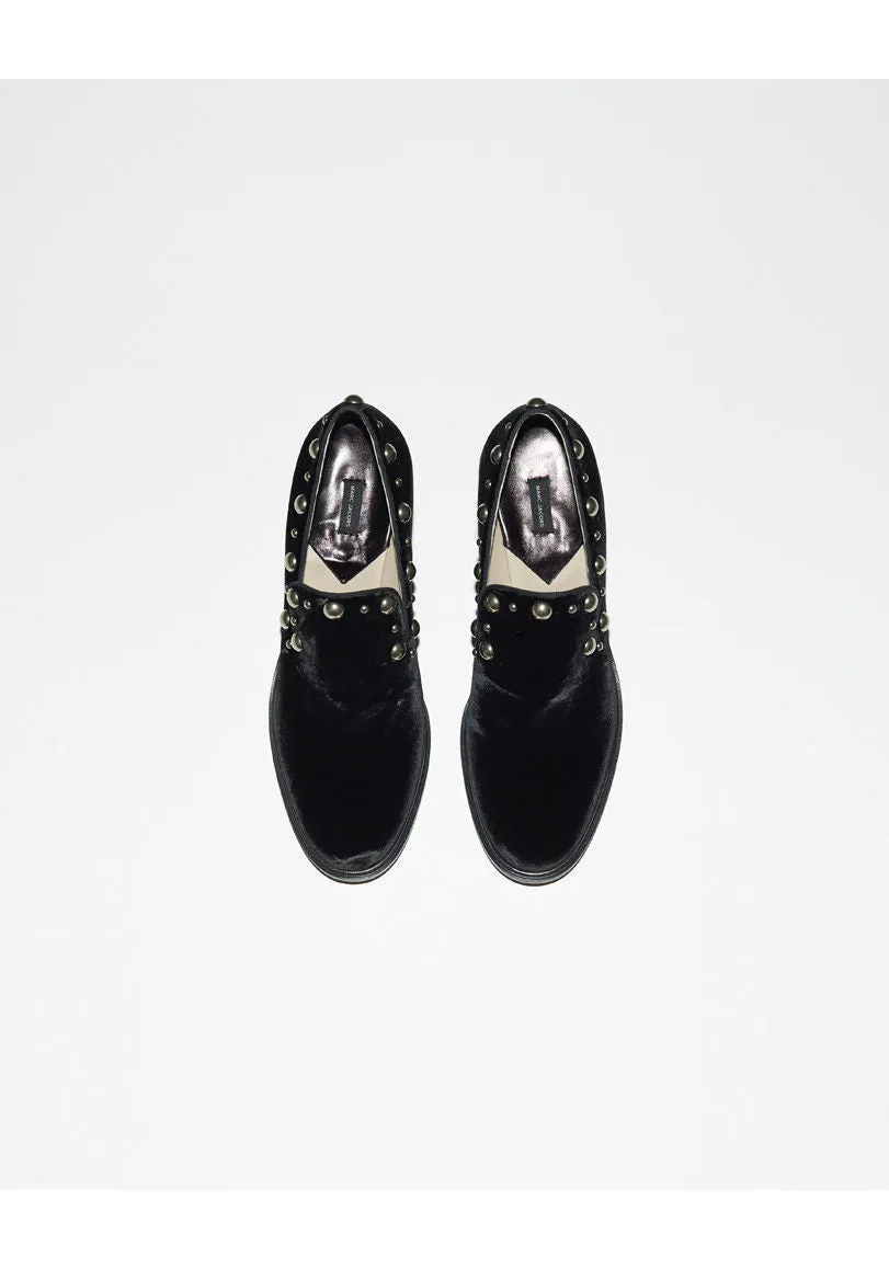 Heeled Cabouchon Loafer