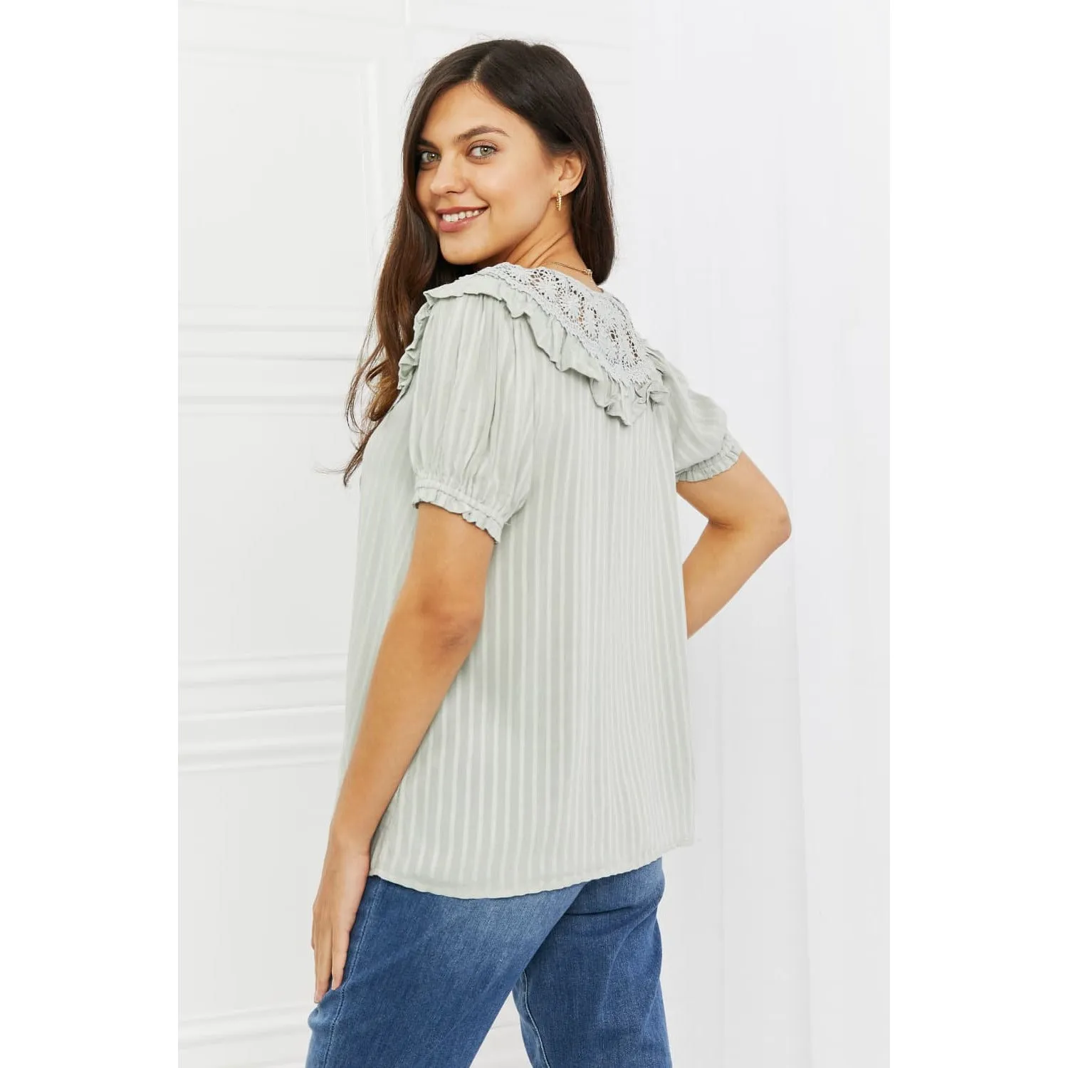 HEYSON Sweet Talk Full Size Short Sleeve Top