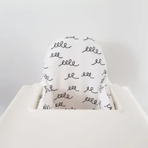 High Chair Cushion Cover - Squiggle