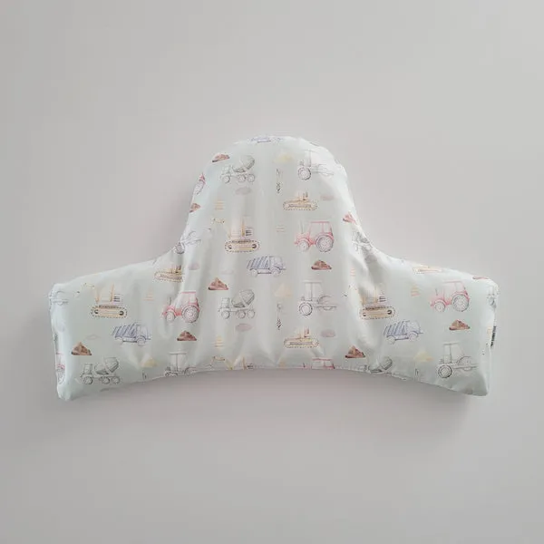 High Chair Cushion Cover - Trucks