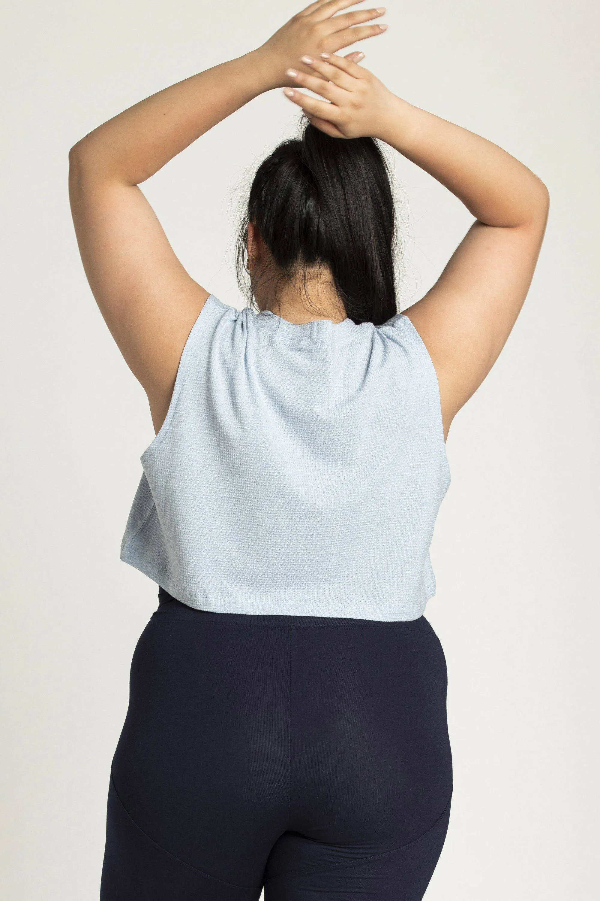 High Neck Crop Box Top