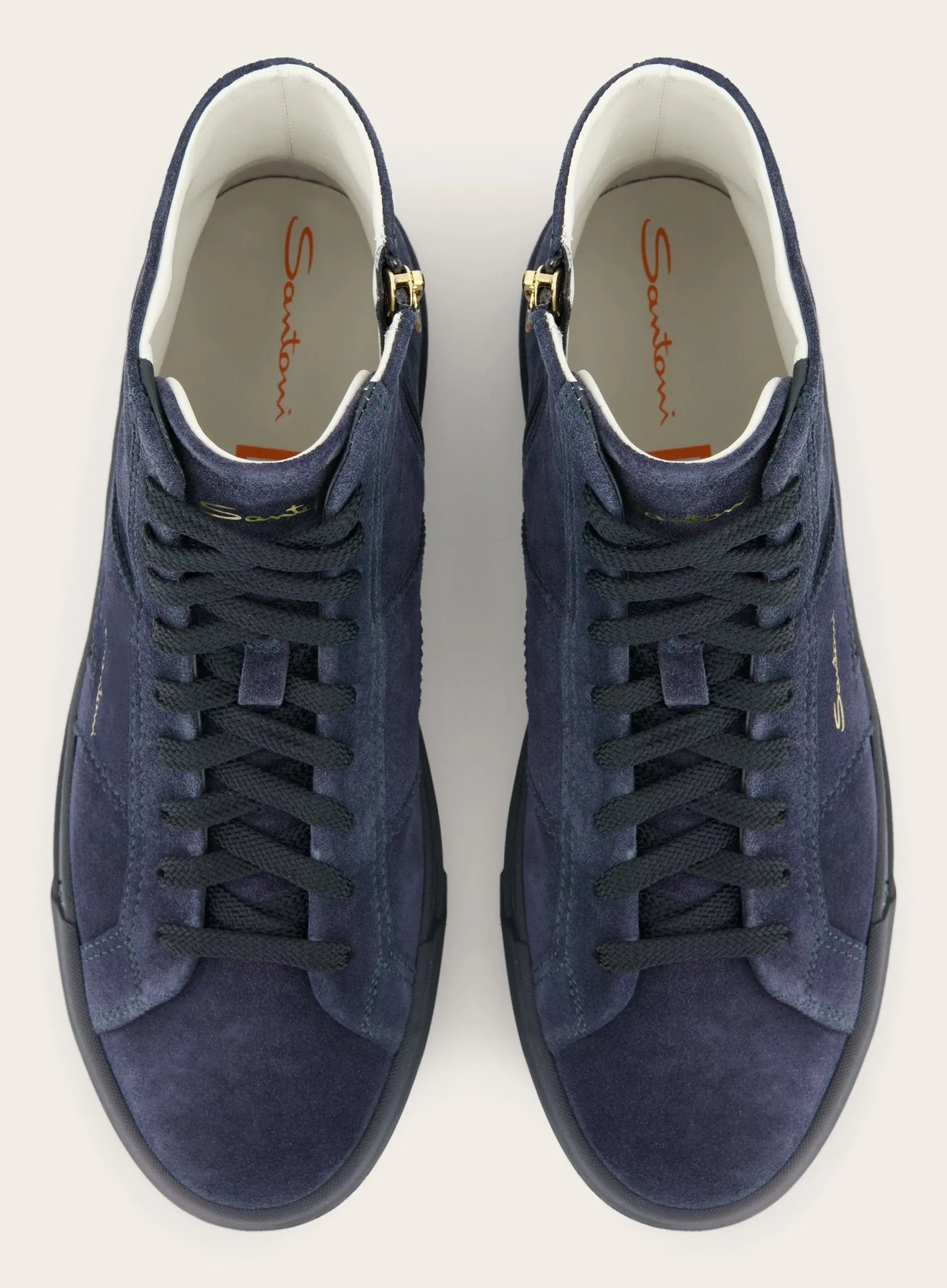 High-top Double Buckle sneakers
