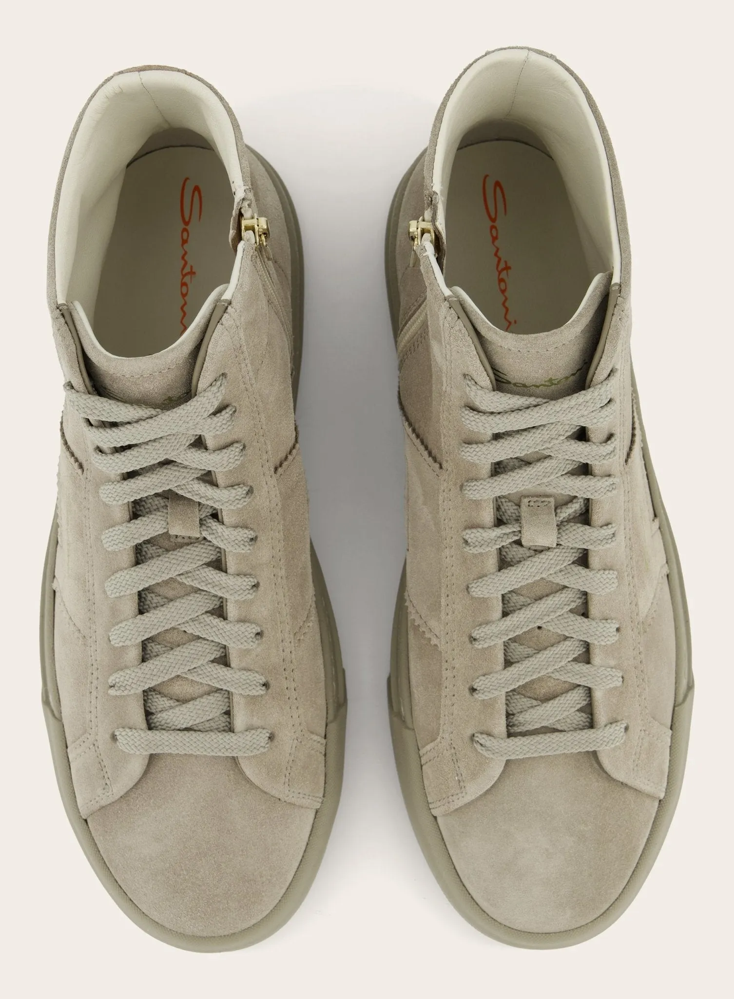 High-top Double Buckle sneakers