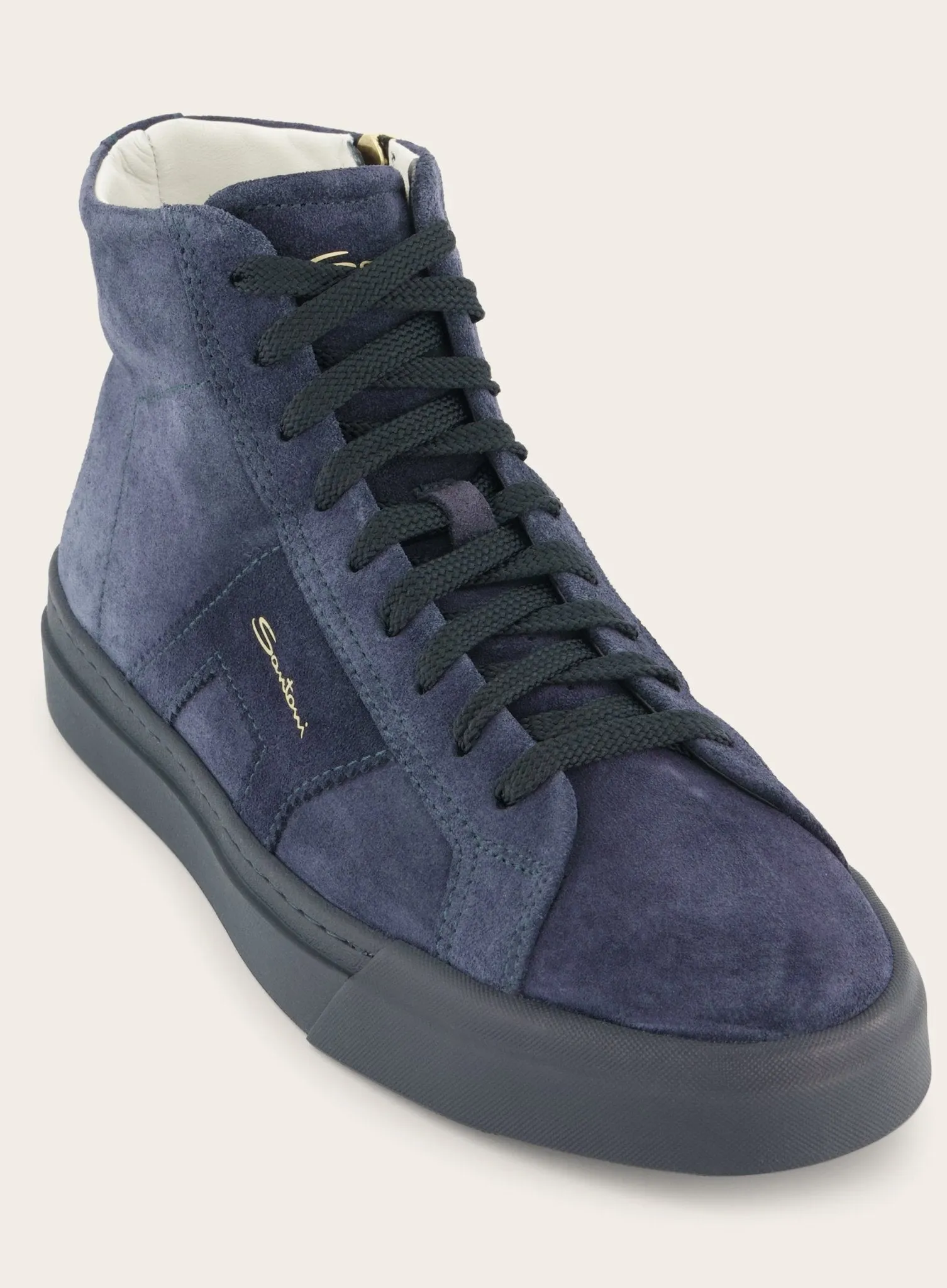 High-top Double Buckle sneakers