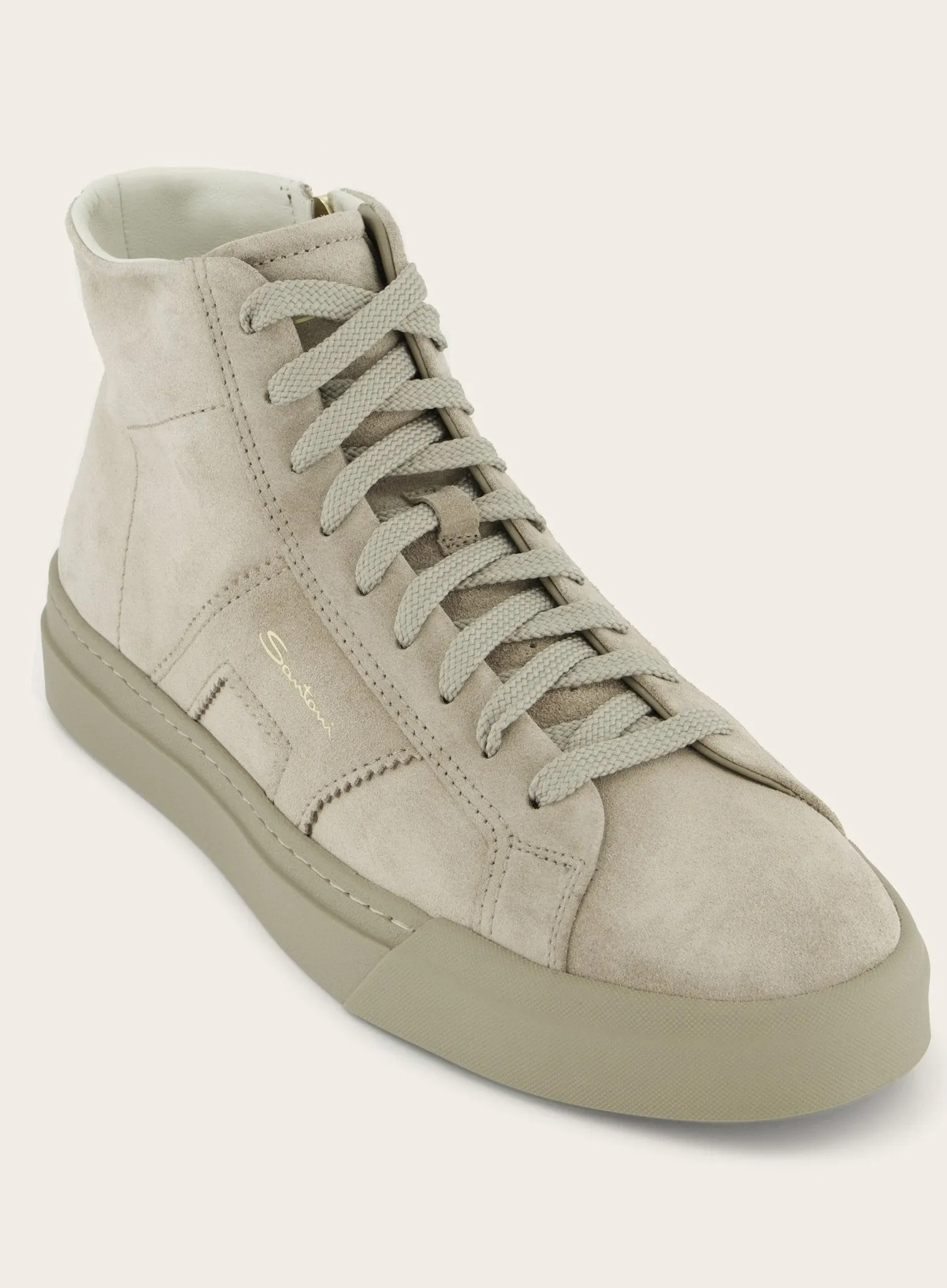 High-top Double Buckle sneakers