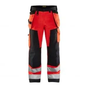 High&#x20;Vis&#x20;Craftsman&#x20;Trouser&#x20;1568&#x20;High&#x20;Vis&#x20;Rood&#x2F;Zwart&#x20;-&#x20;Bl&#xE5;kl&#xE4;der