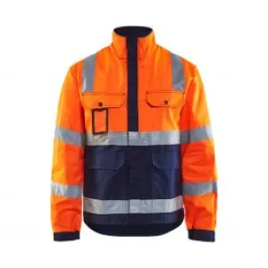 High&#x20;Vis&#x20;Jacket&#x20;4023&#x20;High&#x20;Vis&#x20;Oranje&#x2F;Marine&#x20;-&#x20;Bl&#xE5;kl&#xE4;der