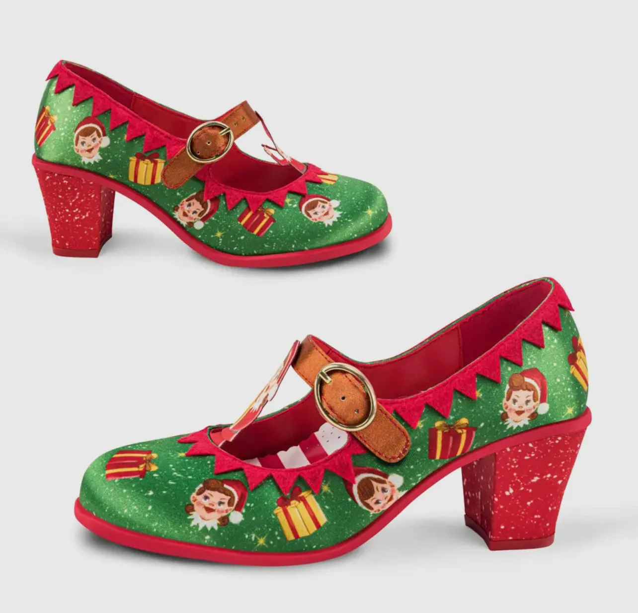 Hot Chocolate Chocolaticas® Mid Heels Elf Women's Mary Jane Pump