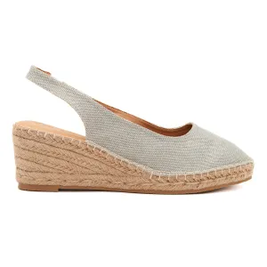 Imelda Light Gold & Beige Espadrilles