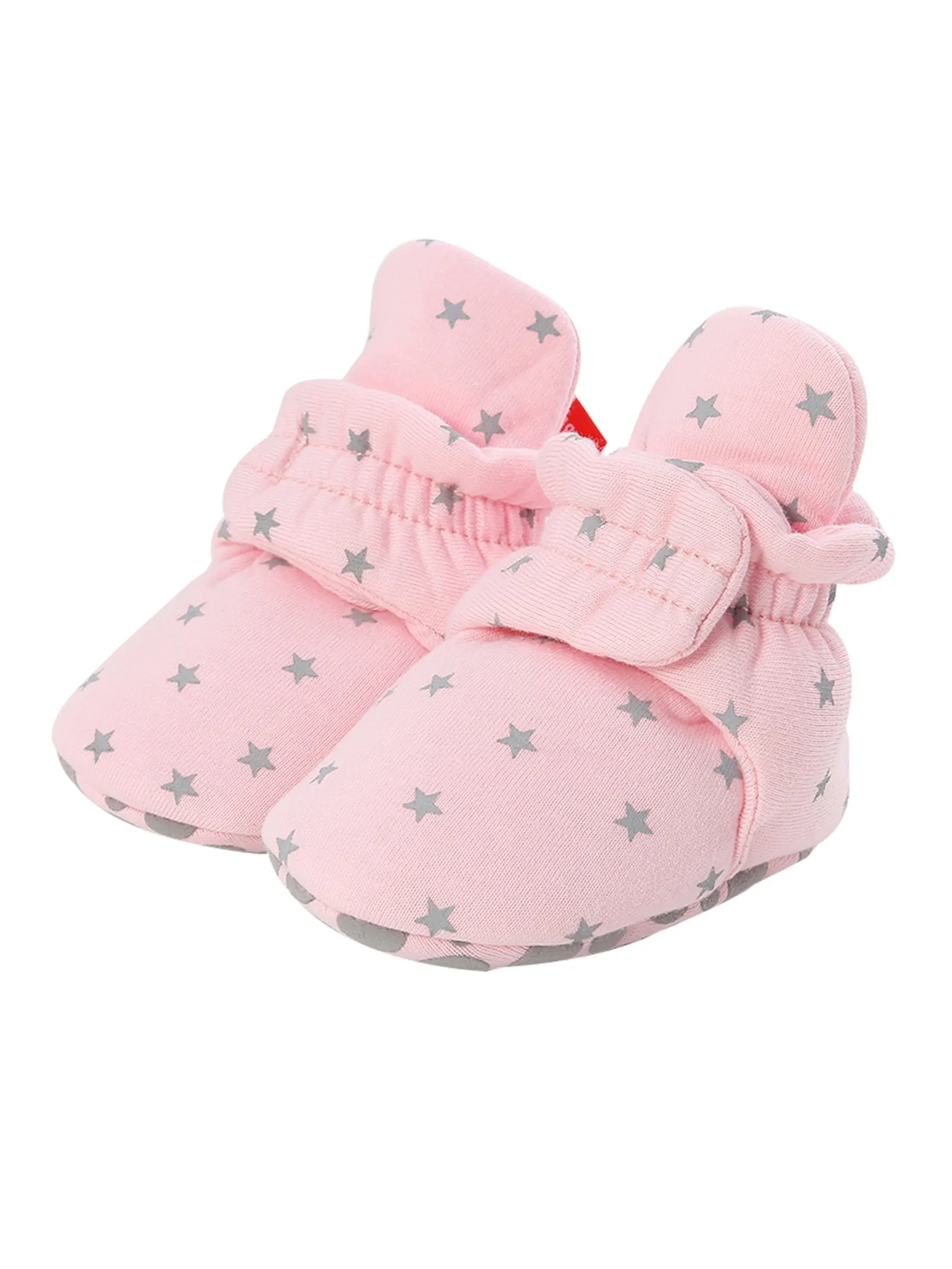 Infant Baby Star Pattern Velcro First Start Crib Shoes