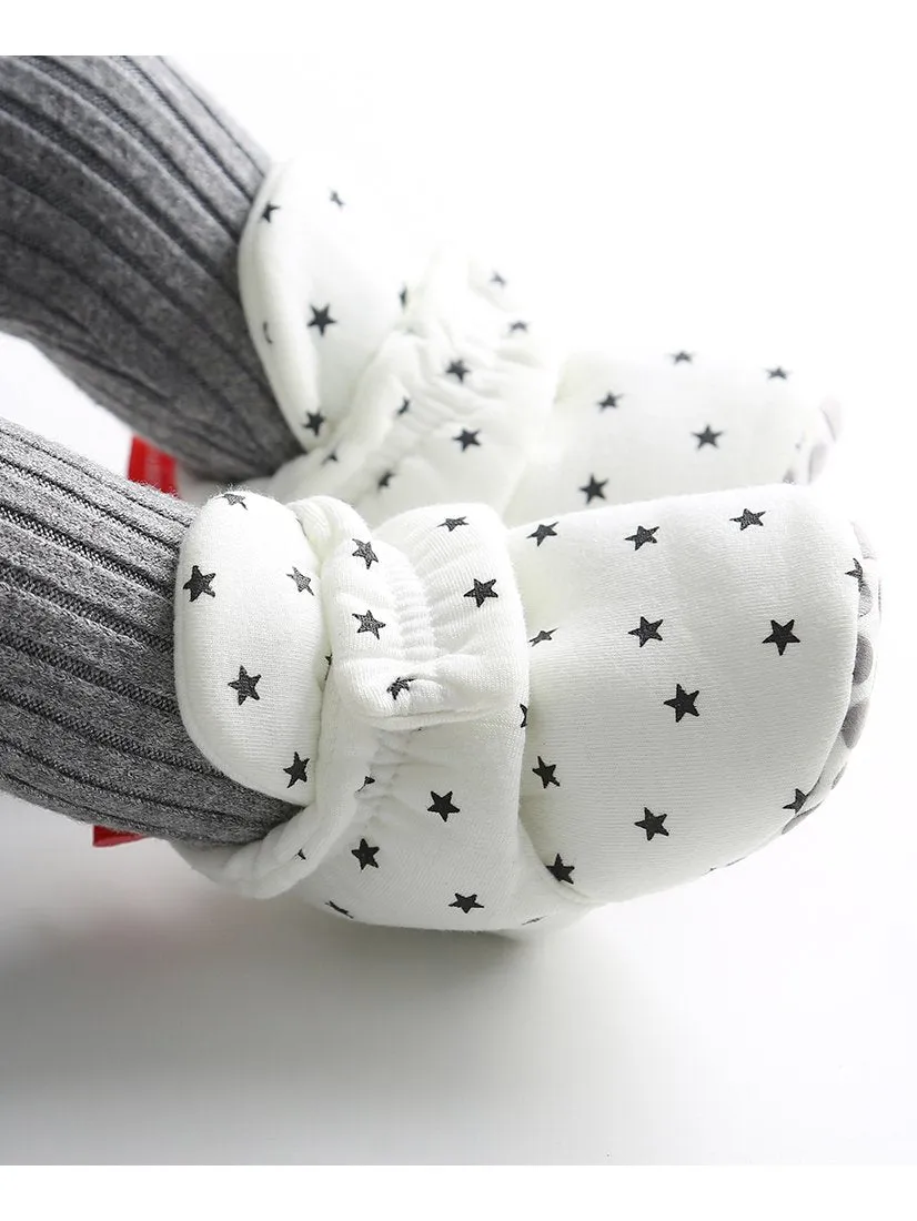 Infant Baby Star Pattern Velcro First Start Crib Shoes