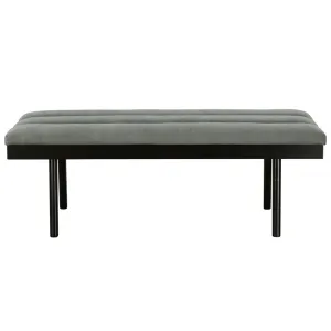 Inspire Paolo 401-691GY/CF Bench In Grey/Coffee Legs