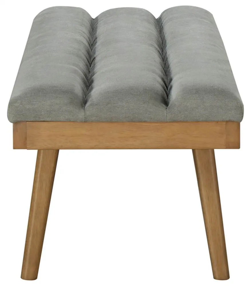 Inspire Paolo 401-691GY/WGY Bench In Grey/Washed Grey Leg
