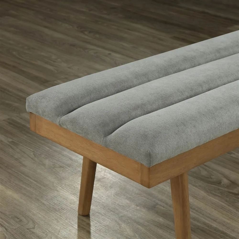 Inspire Paolo 401-691GY/WGY Bench In Grey/Washed Grey Leg