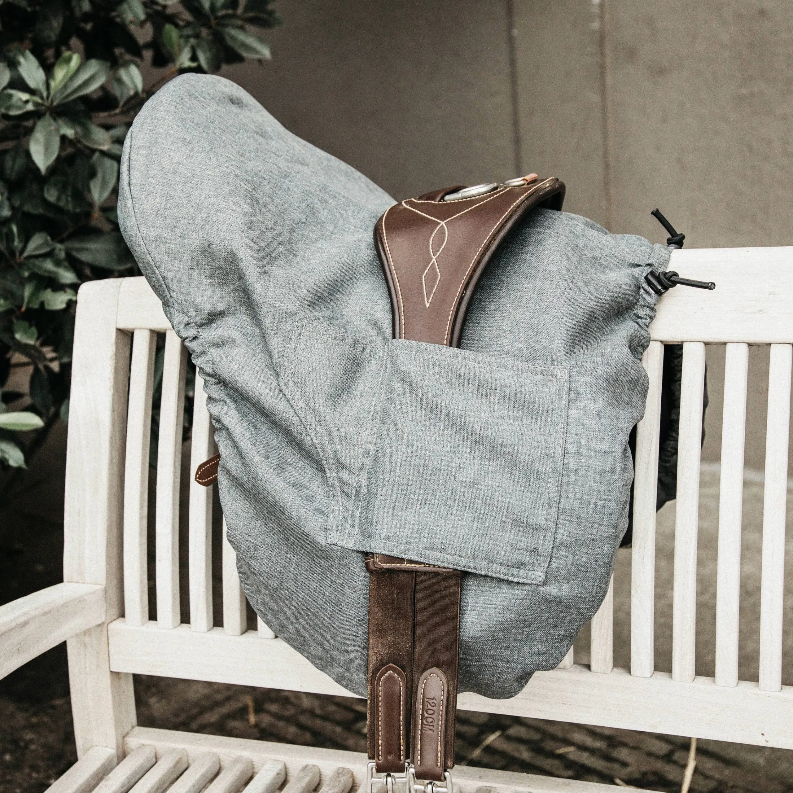 Kentucky Horsewear Jumping Saddle Cover - Grey