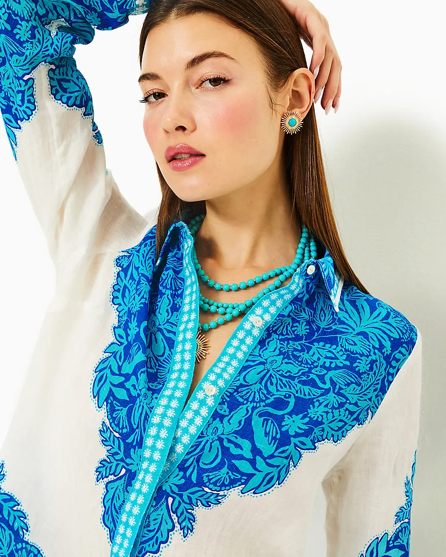 Kiran Button Down Top