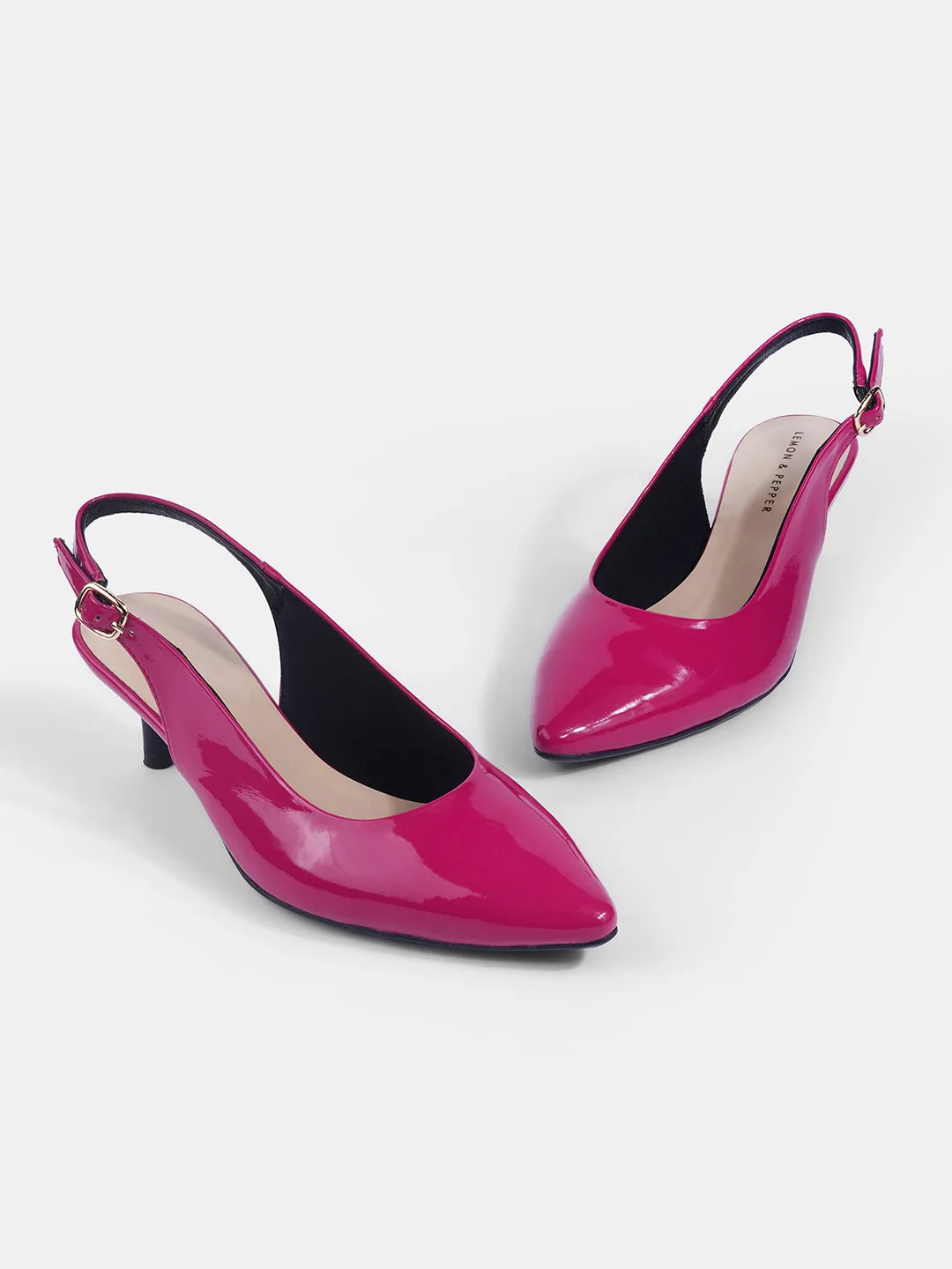 Kitten Heel Slingback Sandal