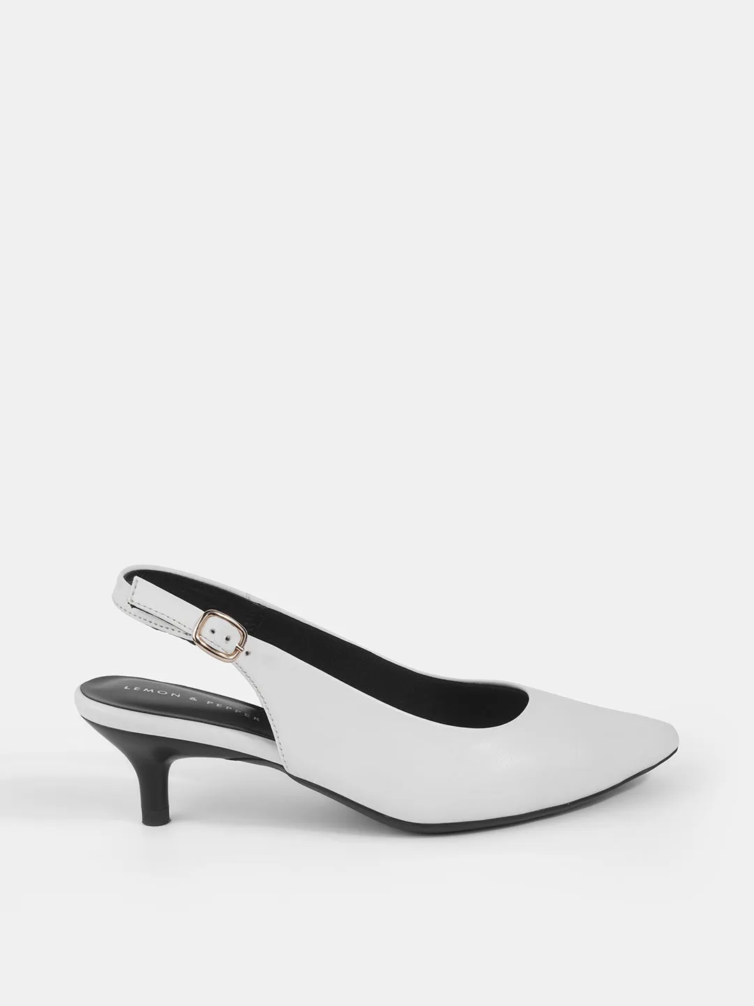 Kitten Heel Slingback Sandal