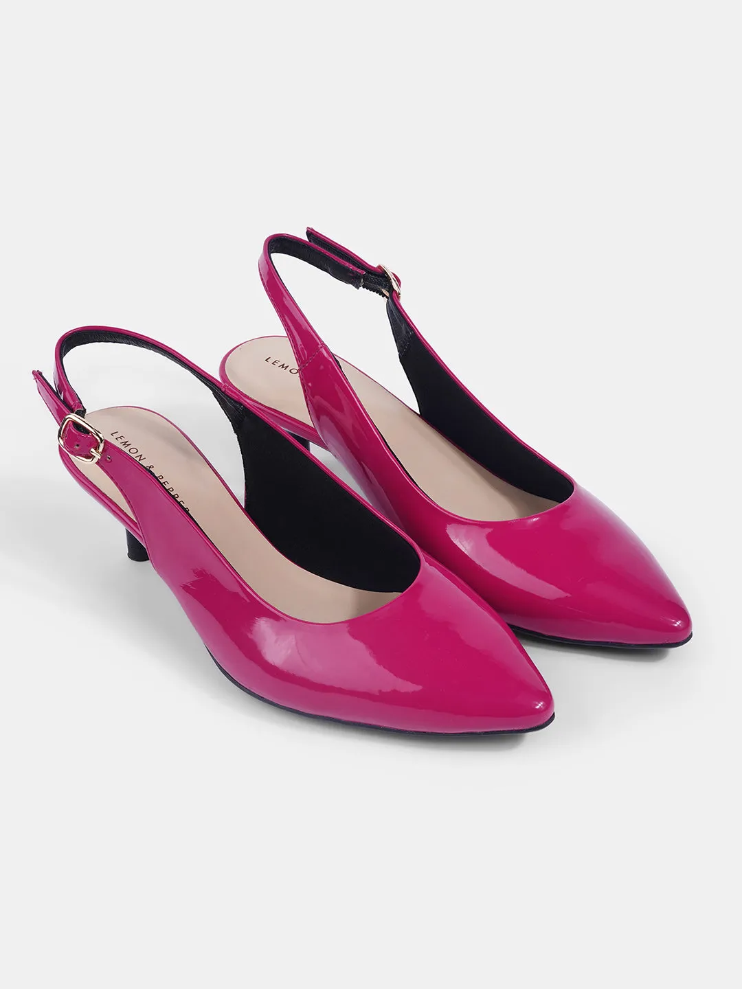 Kitten Heel Slingback Sandal