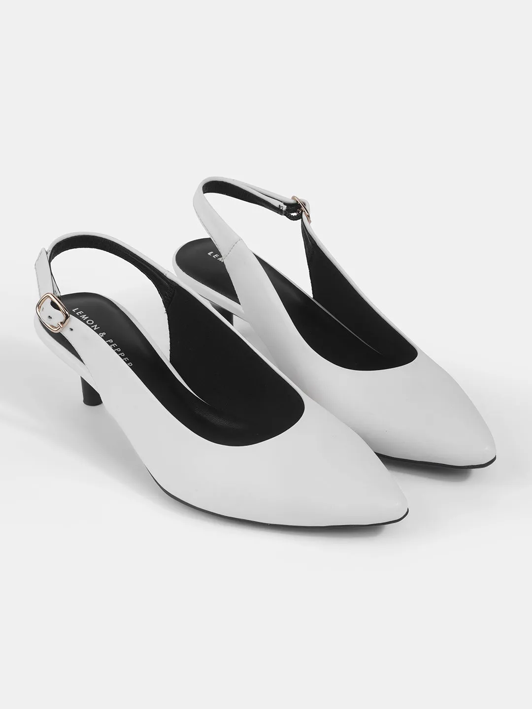Kitten Heel Slingback Sandal