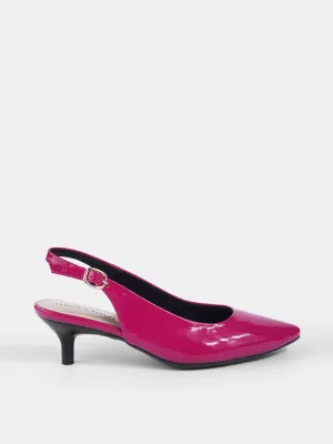 Kitten Heel Slingback Sandal