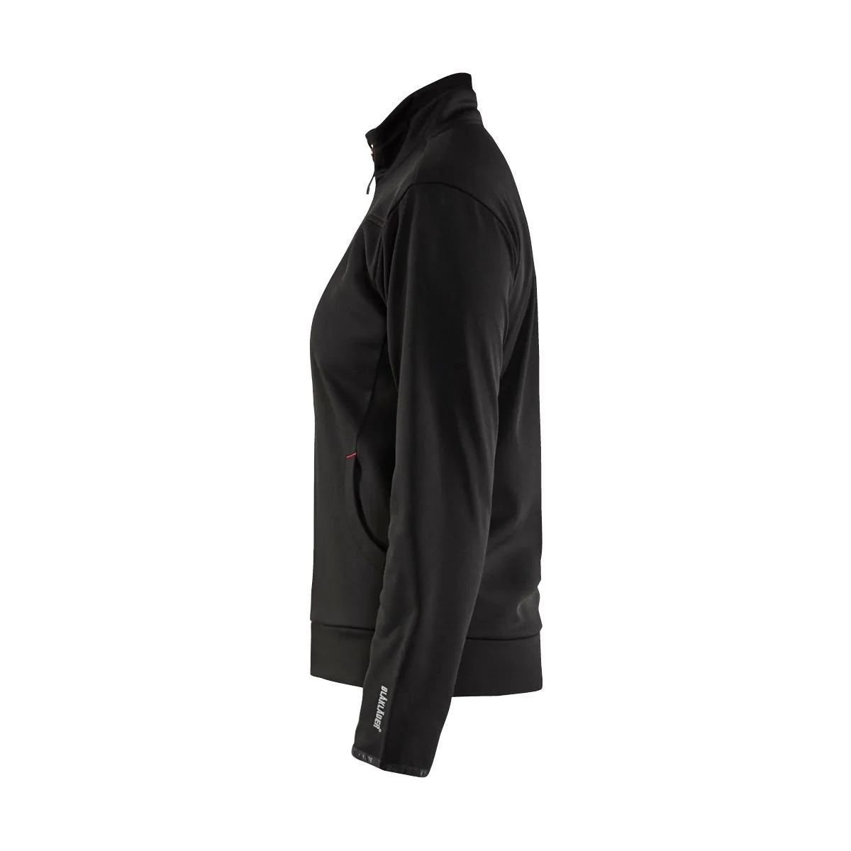 Ladies&#x20;Sweatshirt&#x20;With&#x20;Full&#x20;Zip&#x20;3394&#x20;Donker&#x20;Marineblauw&#x2F;Zwart&#x20;-&#x20;Bl&#xE5;kl&#xE4;der