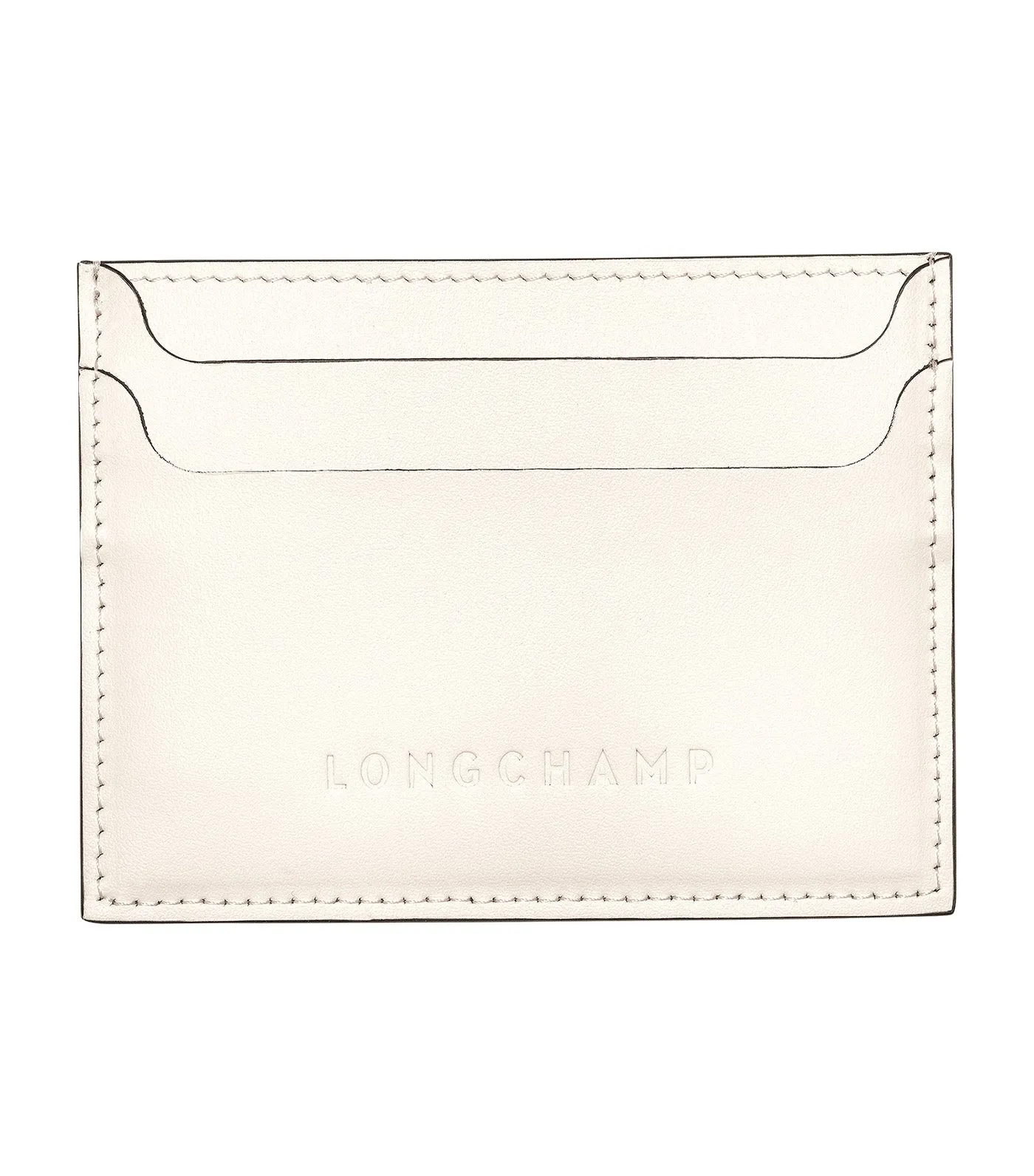Le Foulonné Card Holder Ecru