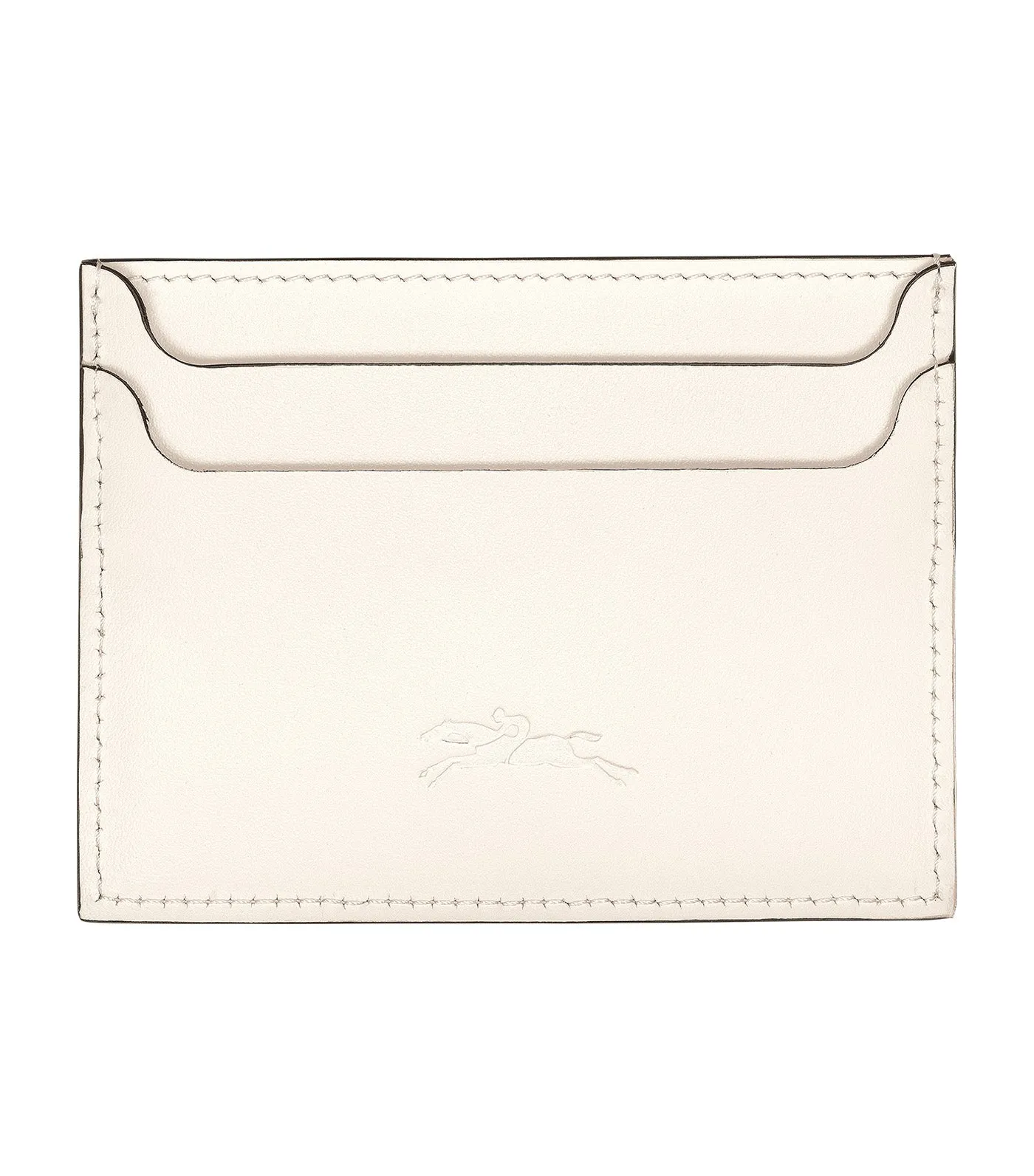Le Foulonné Card Holder Ecru