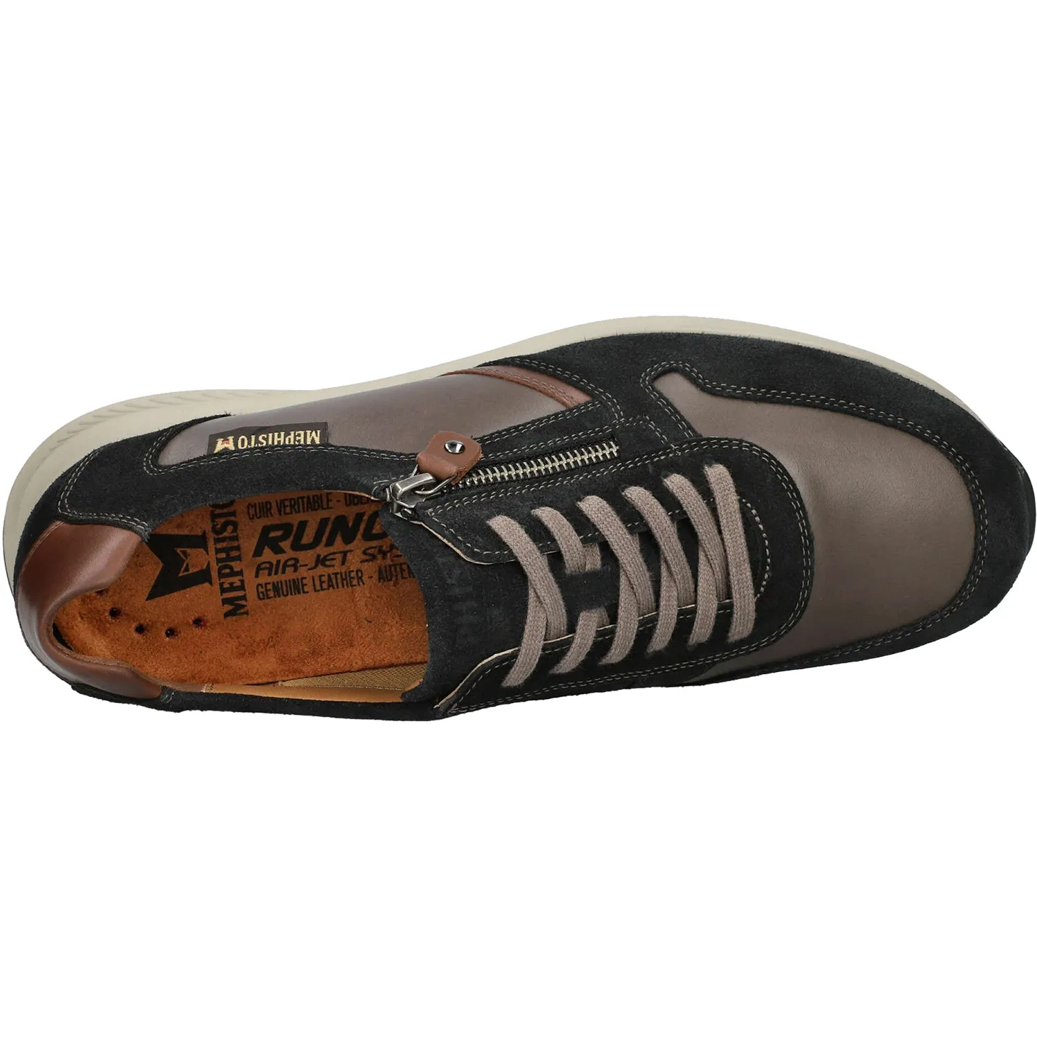 Men's Mephisto Dino Blue Velsport Leather