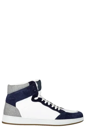 Men's Mix Media High Top Sneakers