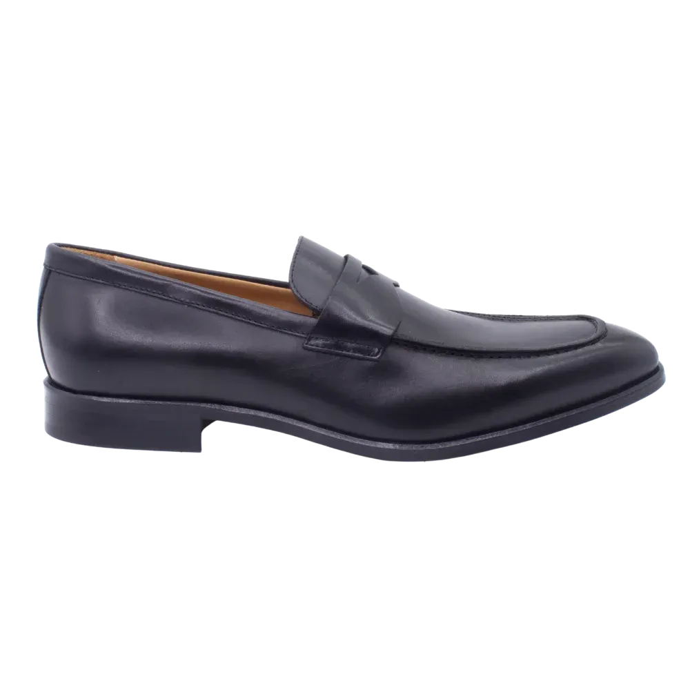 Men's Moccasin in Nairobi Nero (MER8434)
