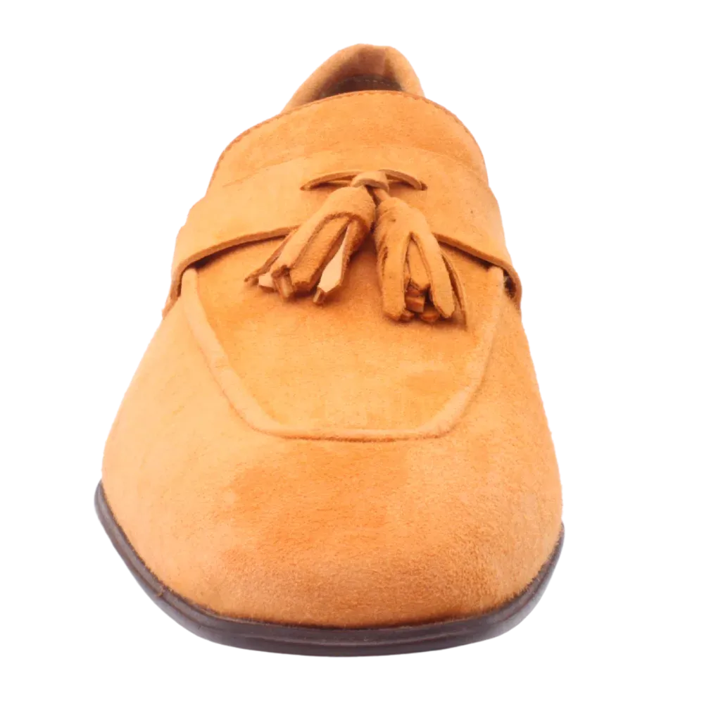 Men’s Suede Moccasin in Orange (MER8633)