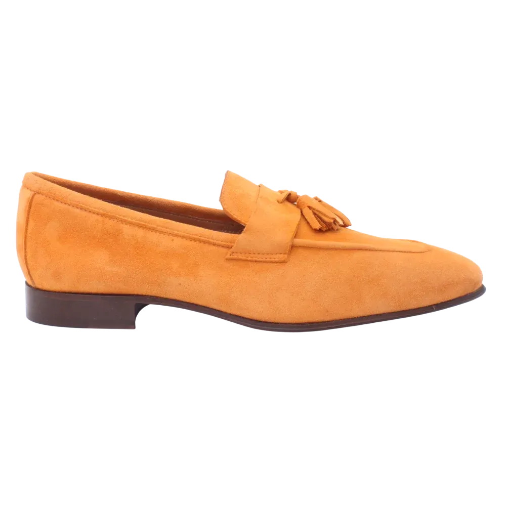 Men’s Suede Moccasin in Orange (MER8633)
