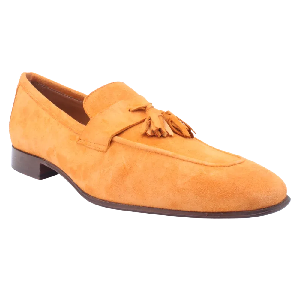 Men’s Suede Moccasin in Orange (MER8633)