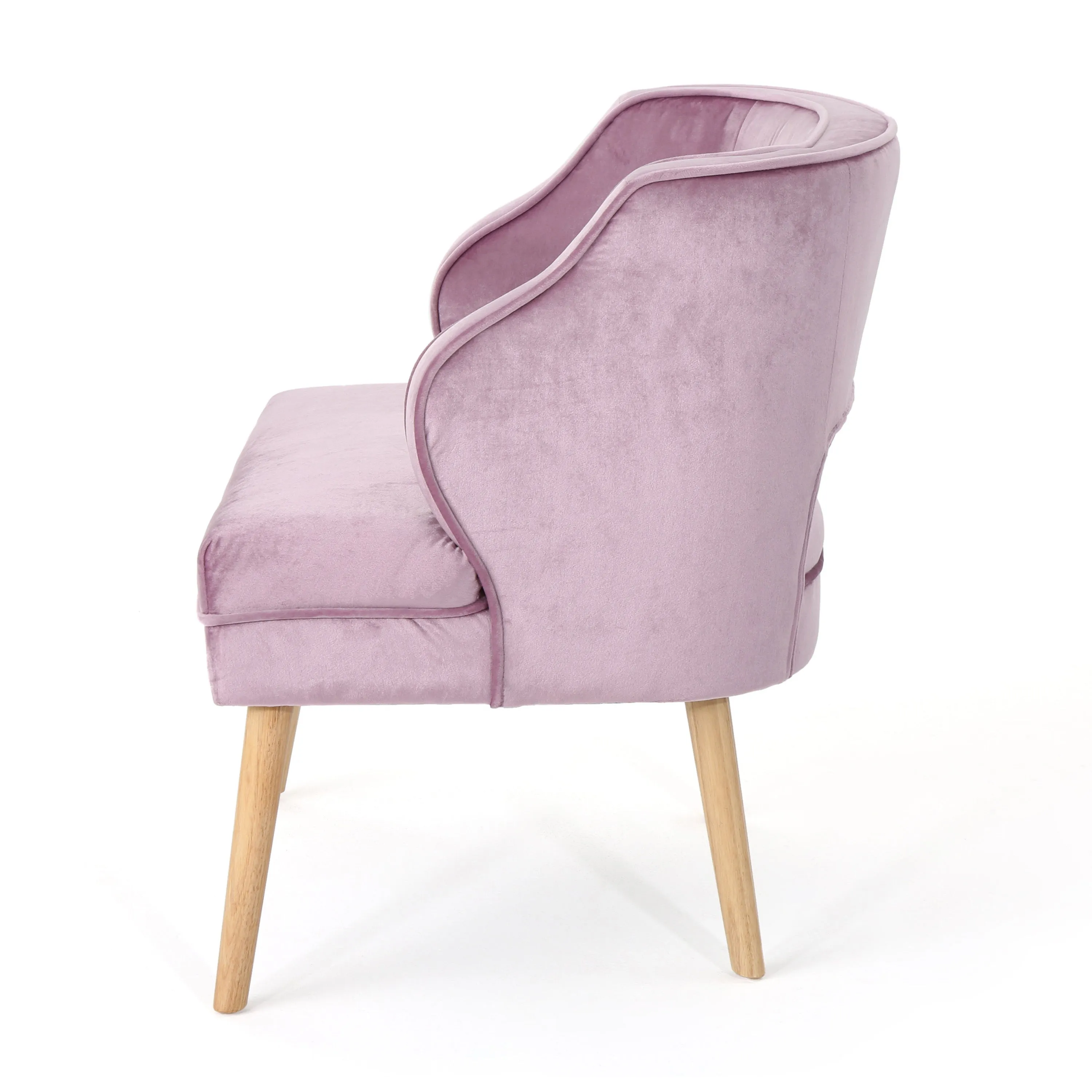 Michaela Mid Century Modern Velvet Accent Chair