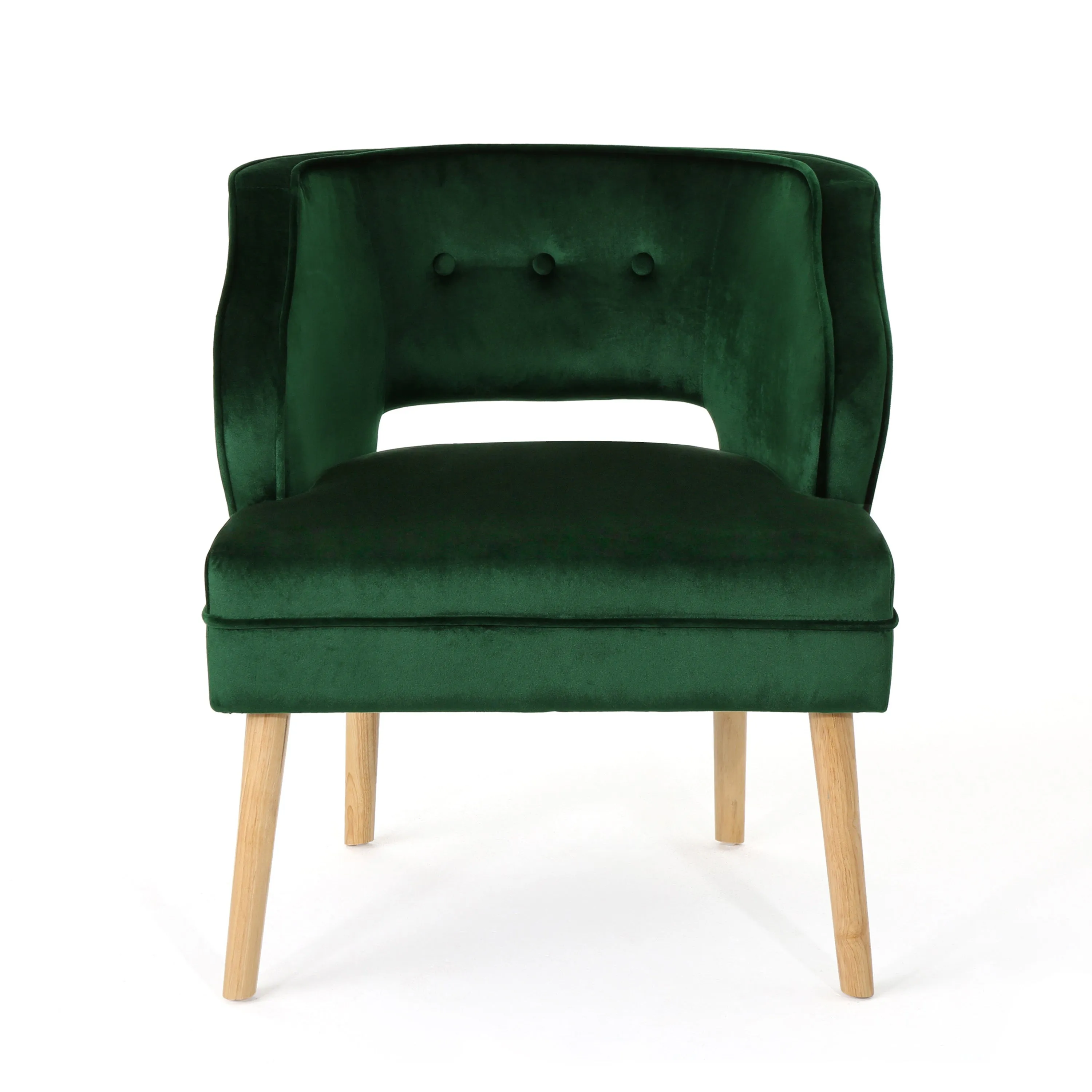 Michaela Mid Century Modern Velvet Accent Chair