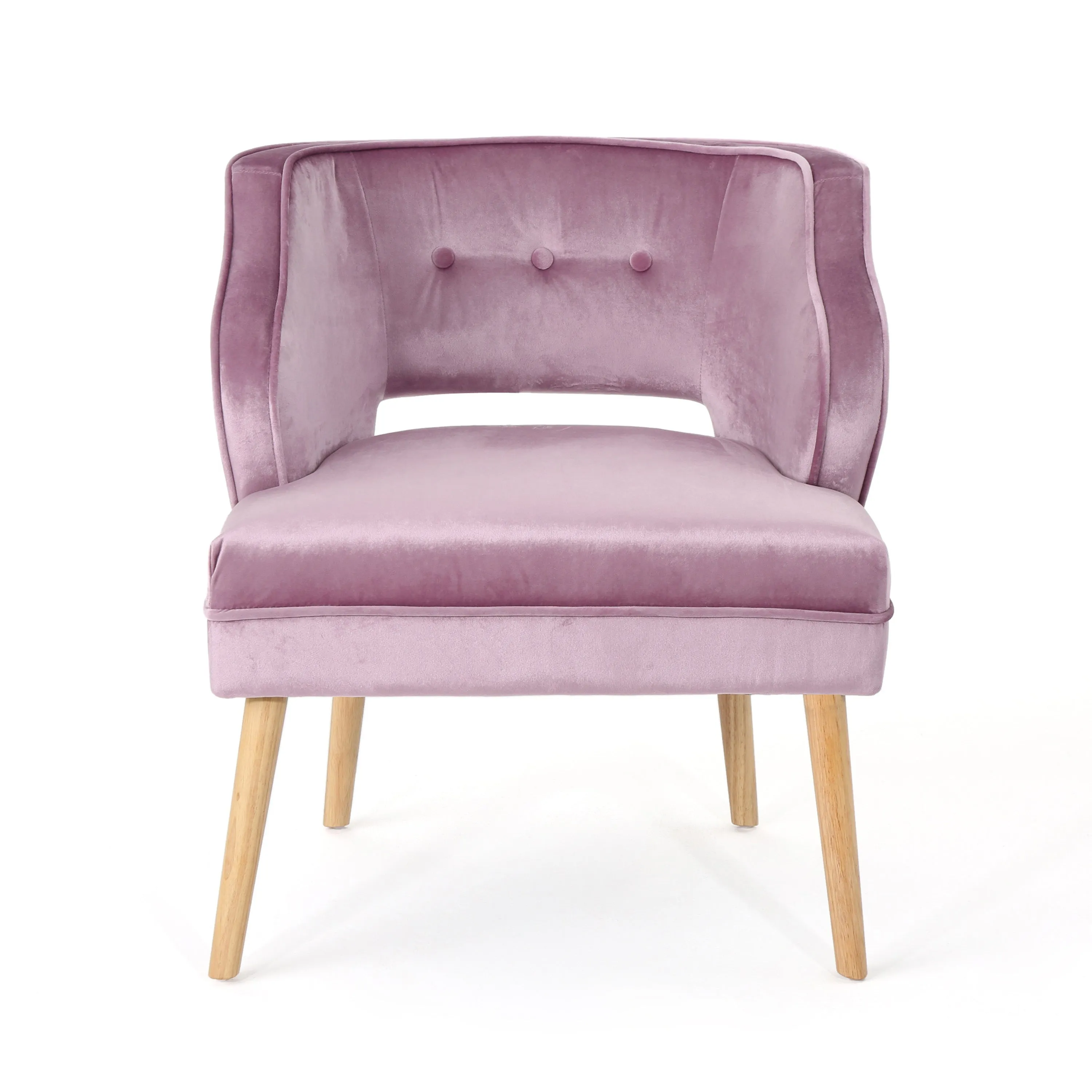 Michaela Mid Century Modern Velvet Accent Chair