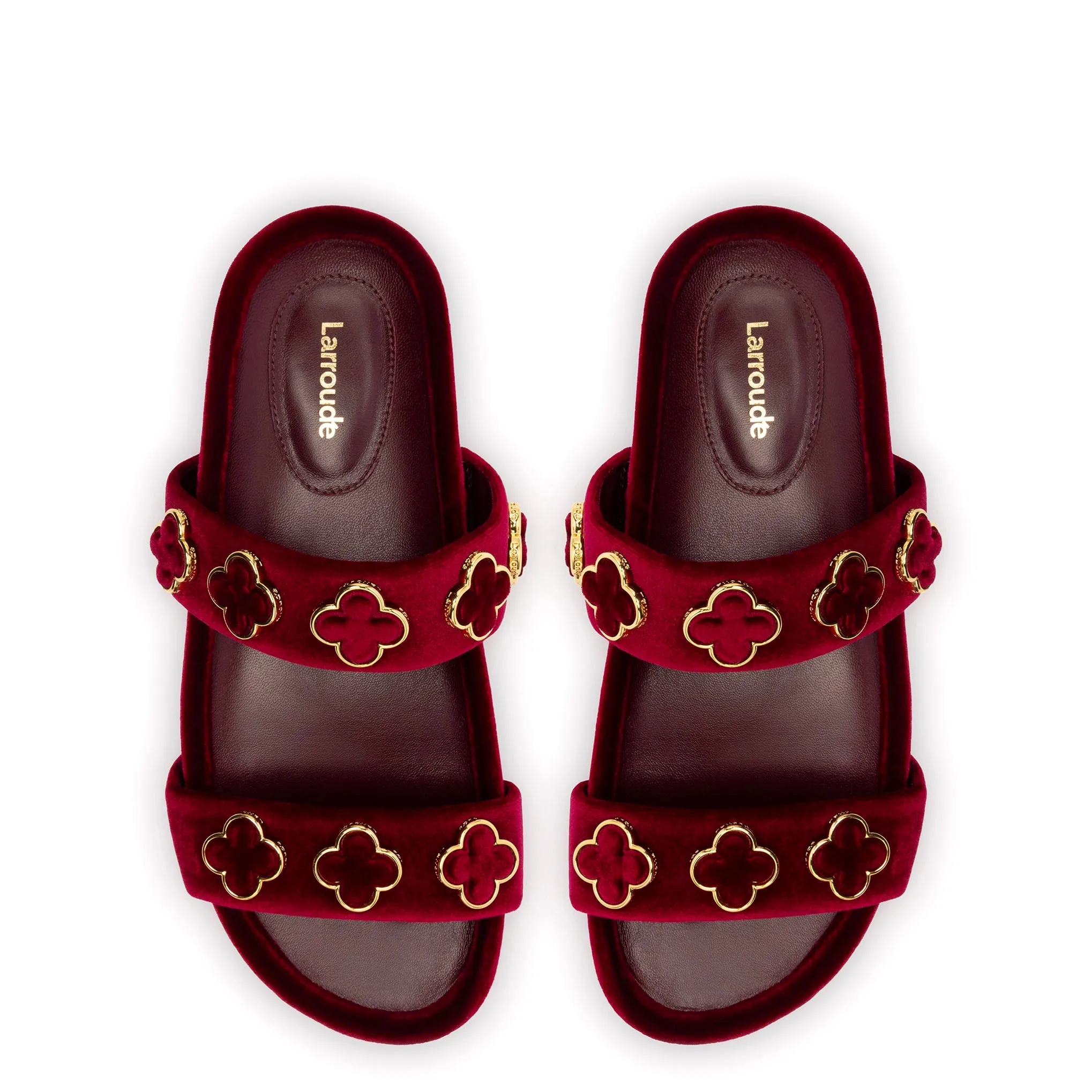 Milan Piccolo Slide In Wine Velvet