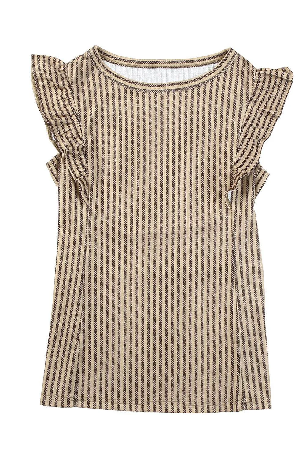 Miro Ruffle Stiped Top