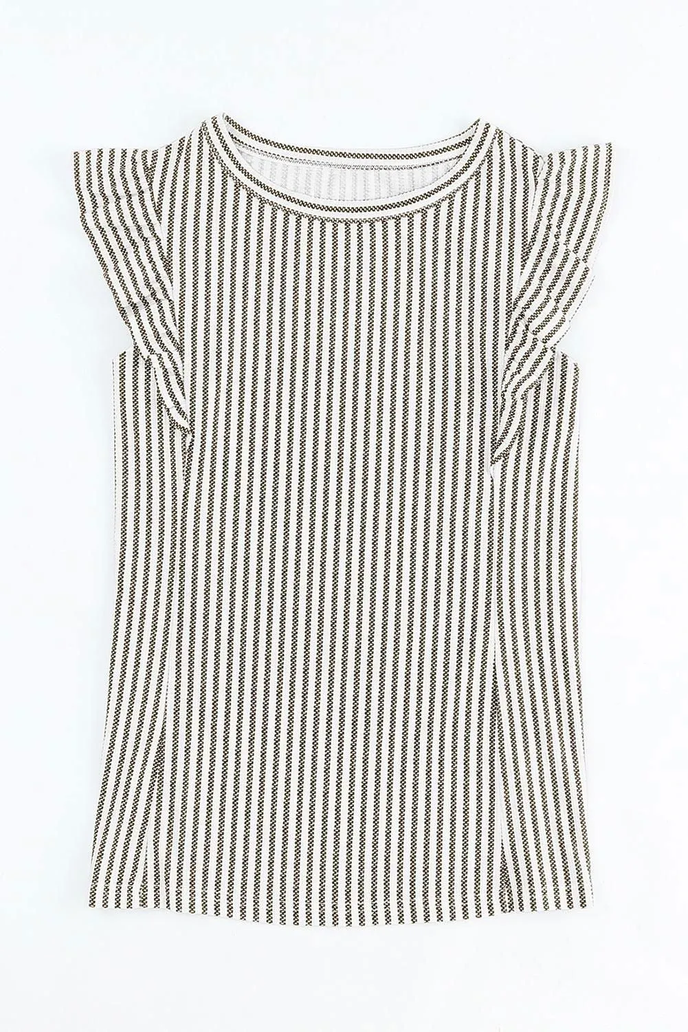 Miro Ruffle Stiped Top